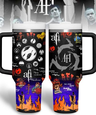 Afi Music Custom Stanley Quencher 40Oz Stainless Steel Tumbler With Handle