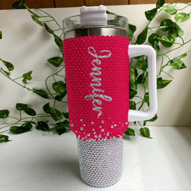 Alabama Crimson Tide Ncaa Custom Stanley Quencher 40Oz Stainless Steel Tumbler With Handle - Image 4