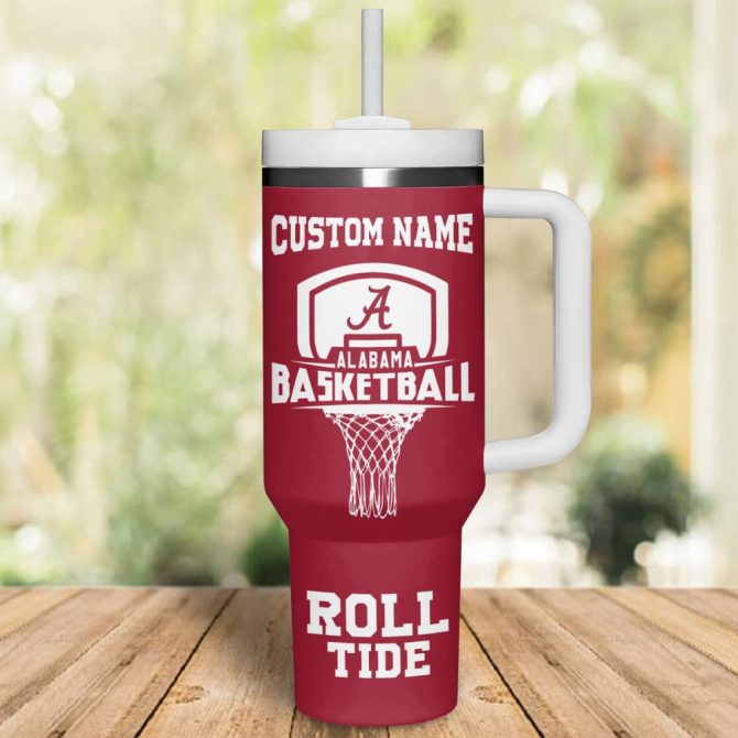 Alabama Ncaa Custom Stanley Quencher 40Oz Stainless Steel - Image 3