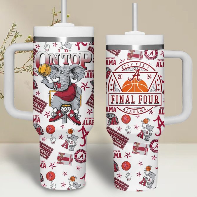 Alabama Ncaa Custom Stanley Quencher 40Oz Stainless Steel - Image 2