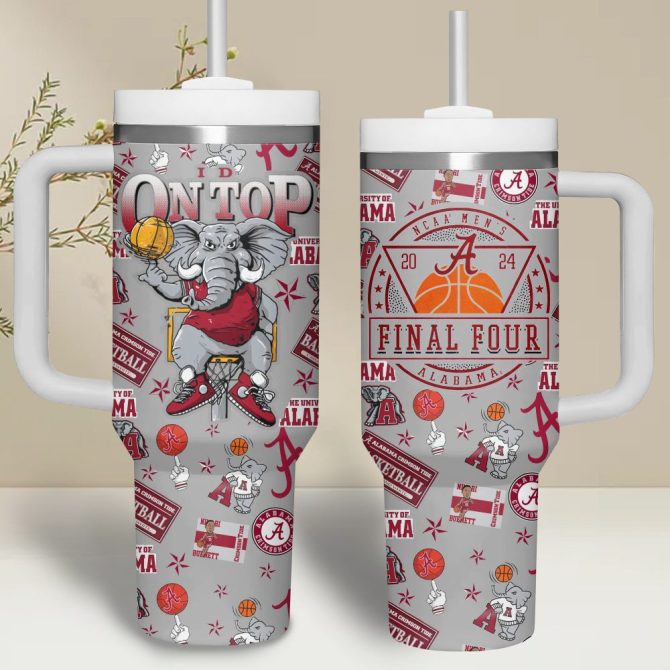 Alabama Ncaa Custom Stanley Quencher 40Oz Stainless Steel - Image 3