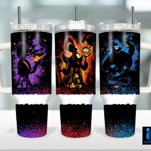Aladdin Disney Cartoon Custom Stanley Quencher 40Oz Stainless Steel Tumbler With Handle