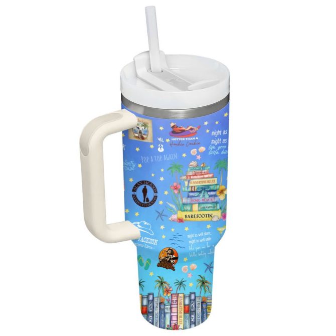 Alan Jackson Music Custom Stanley Quencher 40Oz Stainless Steel Tumbler - Image 2