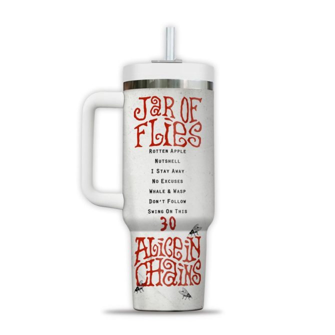 Alice In Chains Music Custom Stanley Quencher 40Oz Stainless Steel Tumbler - Image 2