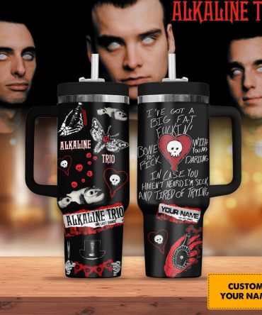 Alkaline Trio Music Custom Stanley Quencher 40Oz Stainless Steel