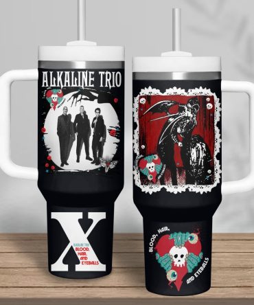Alkaline Trio Music Custom Stanley Quencher 40Oz Stainless Steel Tumbler