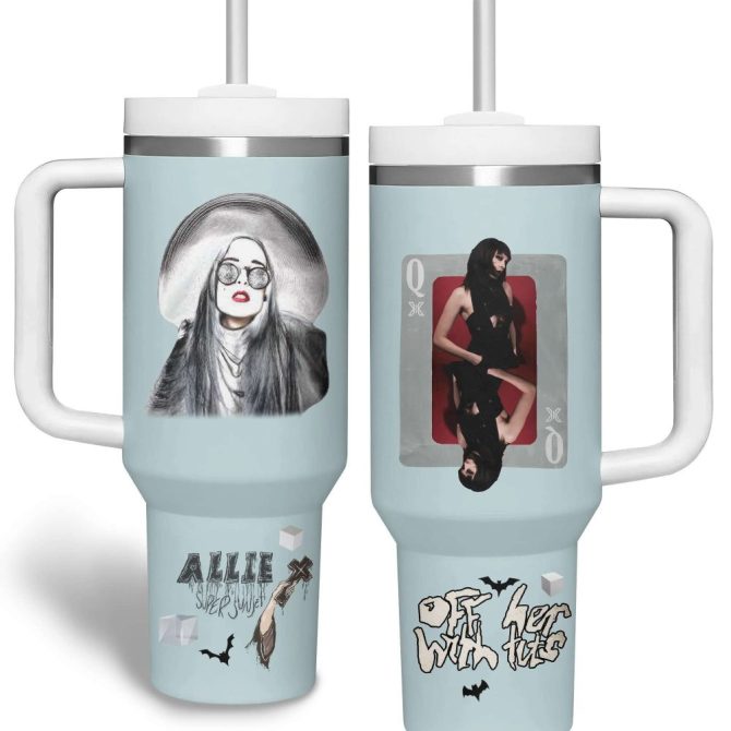 Allie X Music Custom Stanley Quencher 40Oz Stainless Steel Tumbler