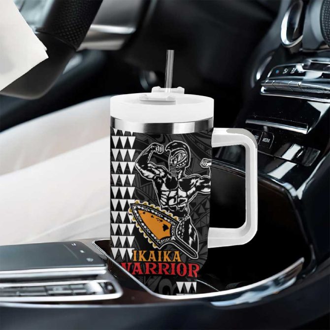 Aloha Ikaika Warrior Helmet Custom Stanley Quencher 40Oz Stainless Steel Tumbler With Handle - Image 8