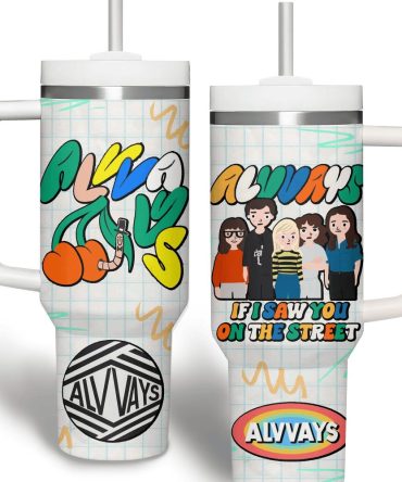 Alvvays Music Custom Stanley Quencher 40Oz Stainless Steel Tumbler
