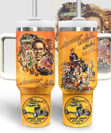 American Graffiti Movies Custom Stanley Quencher 40Oz Stainless Steel Tumbler
