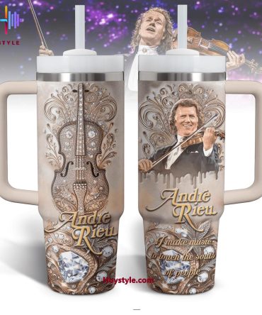 Andre Rieu Music Custom Stanley Quencher 40Oz Stainless Steel Tumbler With Handle