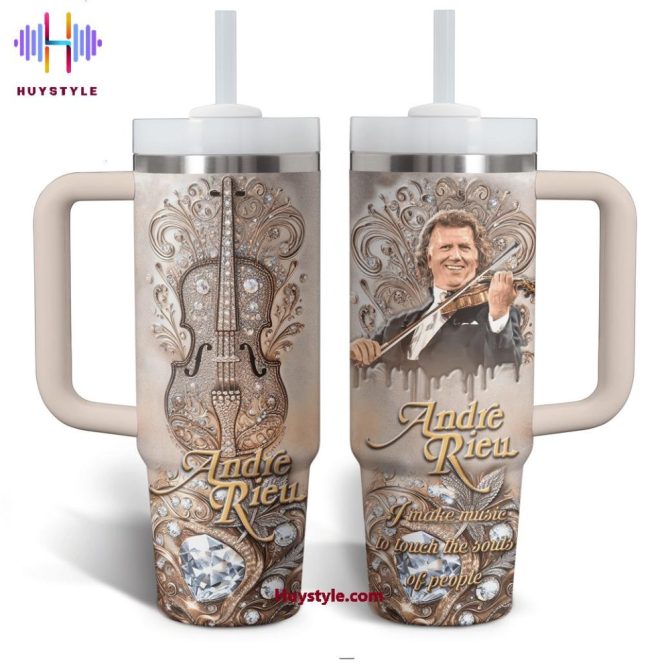 Andre Rieu Music Custom Stanley Quencher 40Oz Stainless Steel Tumbler With Handle - Image 2