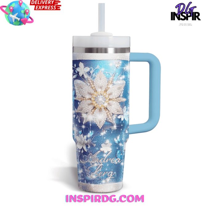 Andrea Berg Music Custom Stanley Quencher 40Oz Stainless Steel Tumbler - Image 2