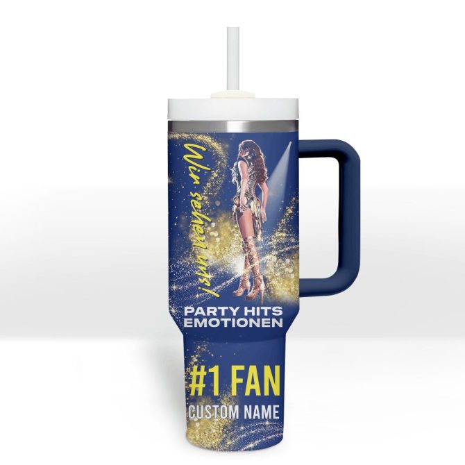 Andrea Berg Music Custom Stanley Quencher 40Oz Stainless Steel Tumbler With Handle - Image 3