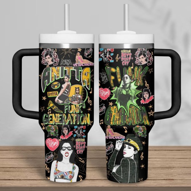Anitta Music Custom Stanley Quencher 40Oz Stainless Steel Tumbler - Image 6