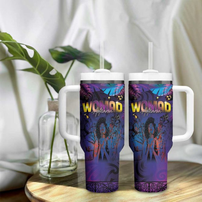 Aotearoa Arts Festival 2025 Maori Music Art Dance Rhythmic Custom Stanley Quencher 40Oz Stainless Steel Tumbler With Handle - Image 9