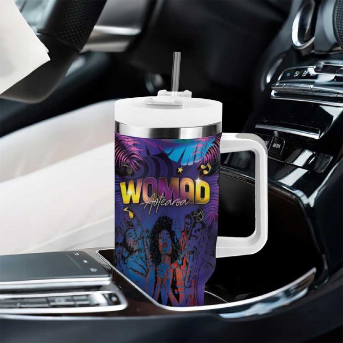 Aotearoa Arts Festival 2025 Maori Music Art Dance Rhythmic Custom Stanley Quencher 40Oz Stainless Steel Tumbler With Handle - Image 8
