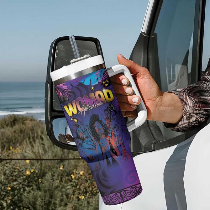 Aotearoa Arts Festival 2025 Maori Music Art Dance Rhythmic Custom Stanley Quencher 40Oz Stainless Steel Tumbler With Handle - Image 7