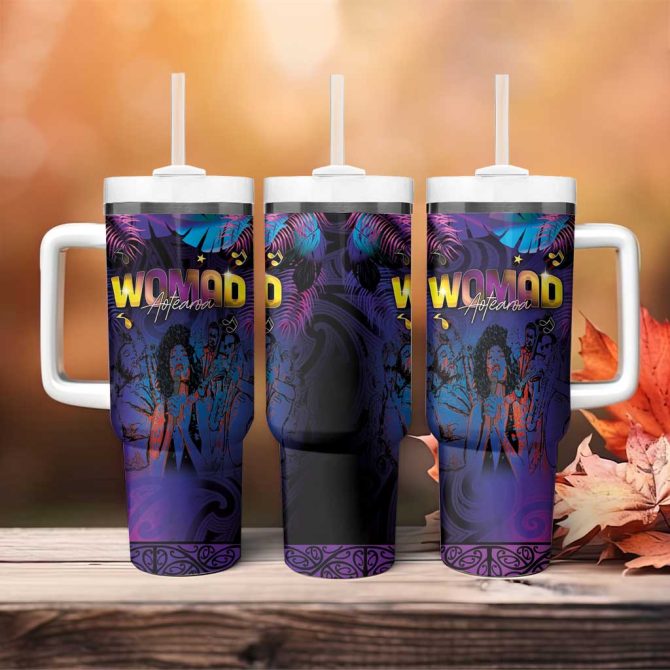 Aotearoa Arts Festival 2025 Maori Music Art Dance Rhythmic Custom Stanley Quencher 40Oz Stainless Steel Tumbler With Handle - Image 4