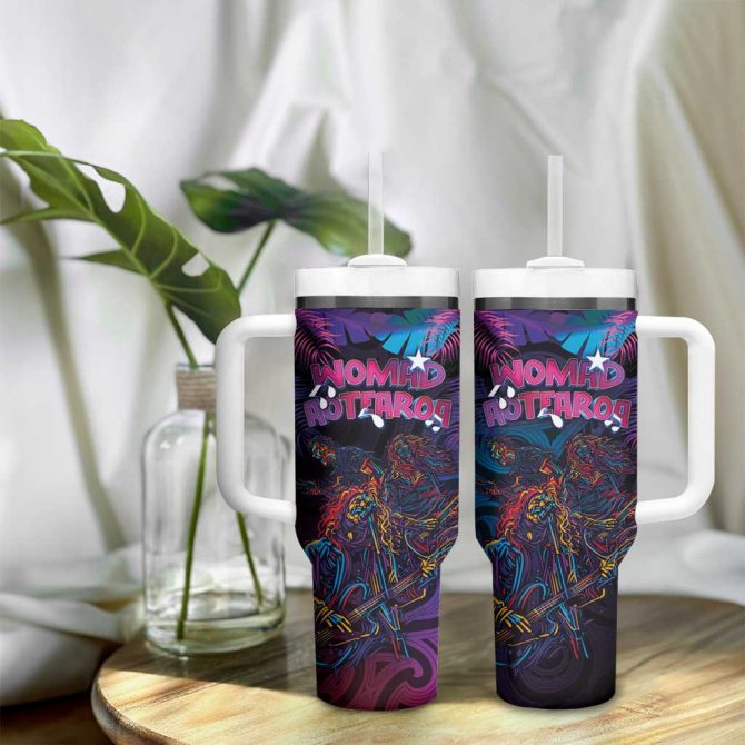 Aotearoa Arts Festival 2025 Maori Performing Art And Music Rhythmic Custom Stanley Quencher 40Oz Stainless Steel Tumbler With Handle - Image 9
