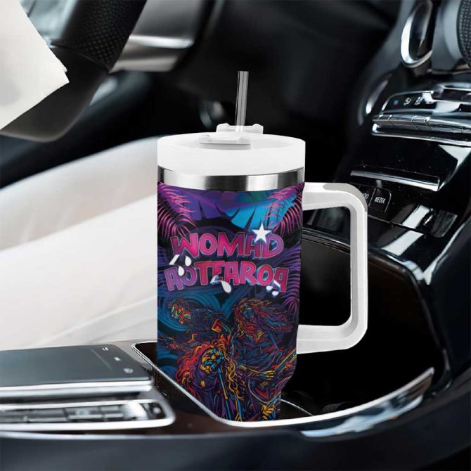 Aotearoa Arts Festival 2025 Maori Performing Art And Music Rhythmic Custom Stanley Quencher 40Oz Stainless Steel Tumbler With Handle - Image 8