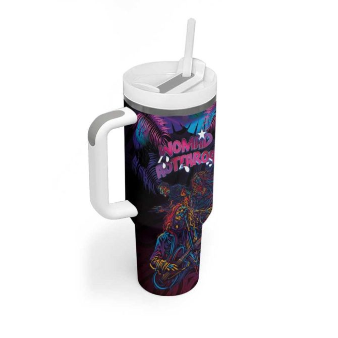 Aotearoa Arts Festival 2025 Maori Performing Art And Music Rhythmic Custom Stanley Quencher 40Oz Stainless Steel Tumbler With Handle - Image 2