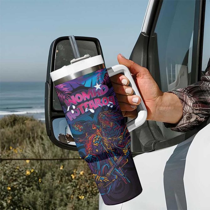 Aotearoa Arts Festival 2025 Maori Performing Art And Music Rhythmic Custom Stanley Quencher 40Oz Stainless Steel Tumbler With Handle - Image 7
