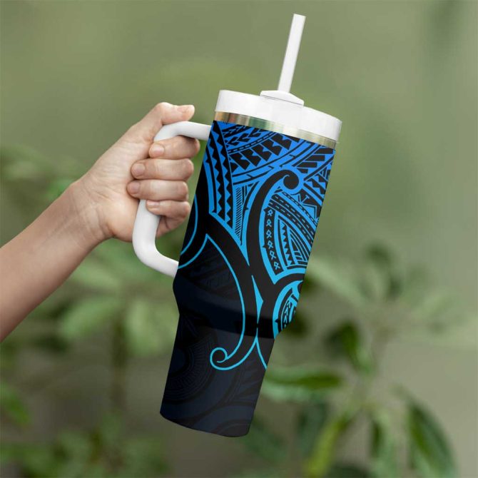 Aotearoa Papua Shell Custom Stanley Quencher 40Oz Stainless Steel Tumbler - Image 3