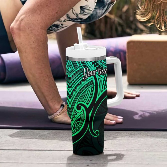 Aotearoa Papua Shell Custom Stanley Quencher 40Oz Stainless Steel Tumbler - Image 6