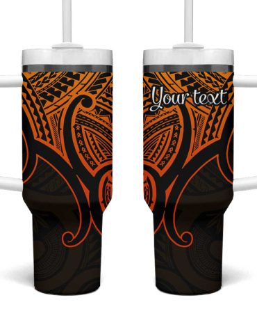 Aotearoa Papua Shell Custom Stanley Quencher 40Oz Stainless Steel Tumbler