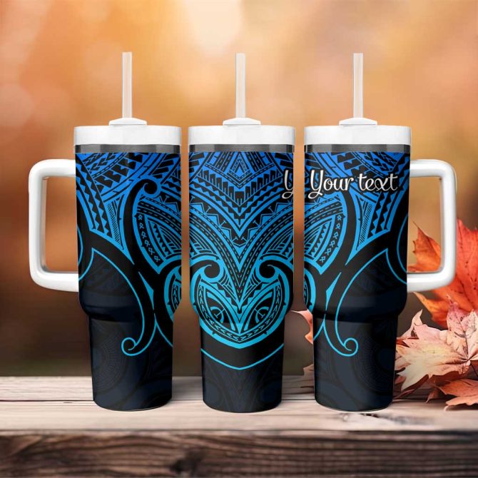 Aotearoa Papua Shell Custom Stanley Quencher 40Oz Stainless Steel Tumbler - Image 4