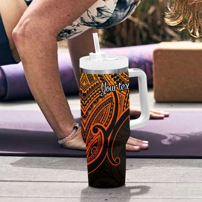 Aotearoa Papua Shell Custom Stanley Quencher 40Oz Stainless Steel Tumbler - Image 6