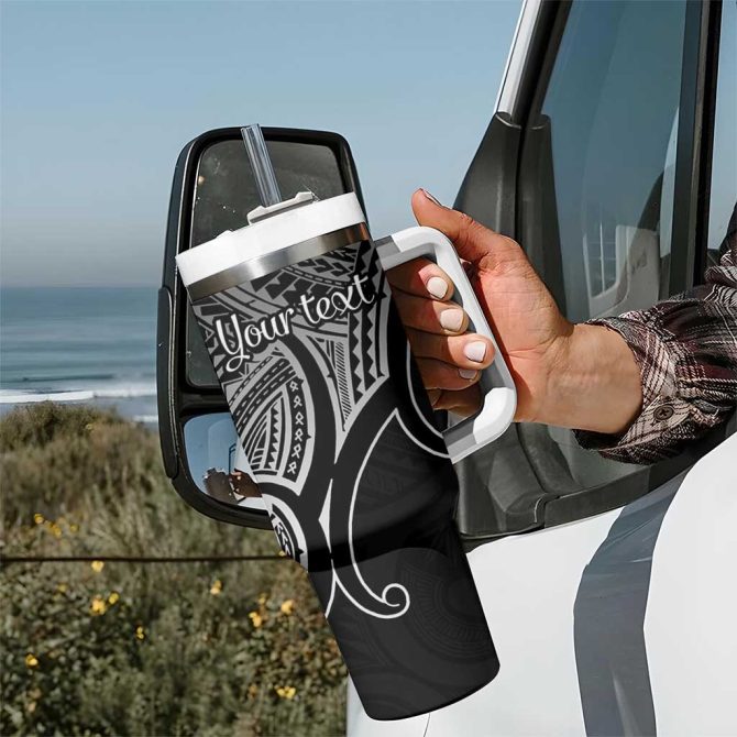 Aotearoa Papua Shell Custom Stanley Quencher 40Oz Stainless Steel Tumbler - Image 7