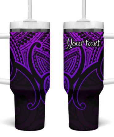 Aotearoa Papua Shell Custom Stanley Quencher 40Oz Stainless Steel Tumbler