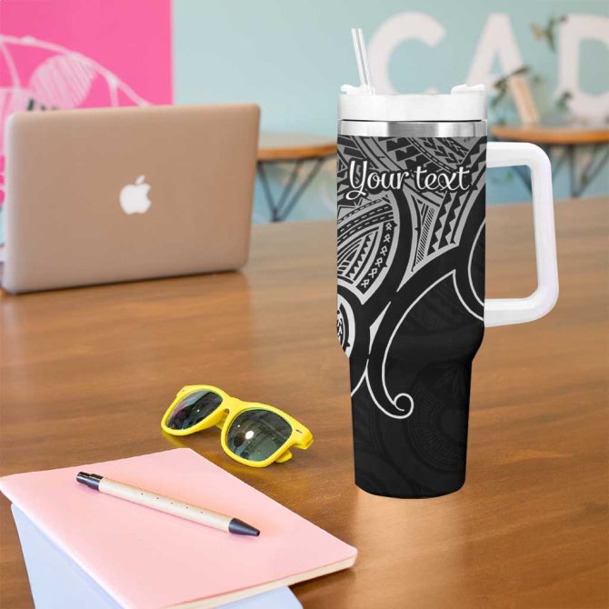 Aotearoa Papua Shell Custom Stanley Quencher 40Oz Stainless Steel Tumbler - Image 5