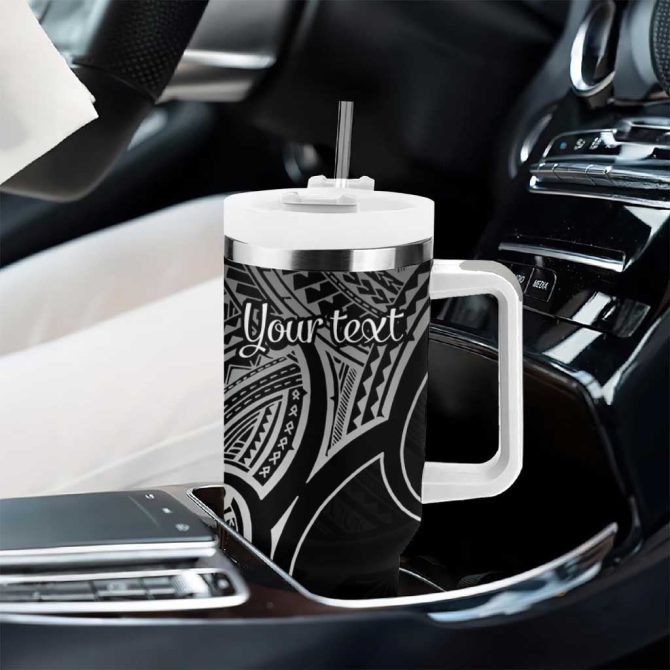 Aotearoa Papua Shell Custom Stanley Quencher 40Oz Stainless Steel Tumbler - Image 8