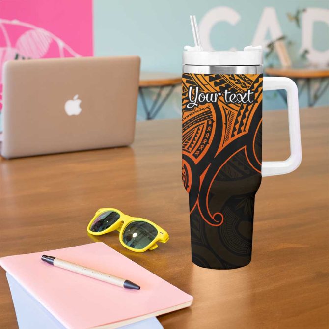 Aotearoa Papua Shell Custom Stanley Quencher 40Oz Stainless Steel Tumbler - Image 5