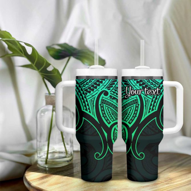 Aotearoa Papua Shell Custom Stanley Quencher 40Oz Stainless Steel Tumbler - Image 9