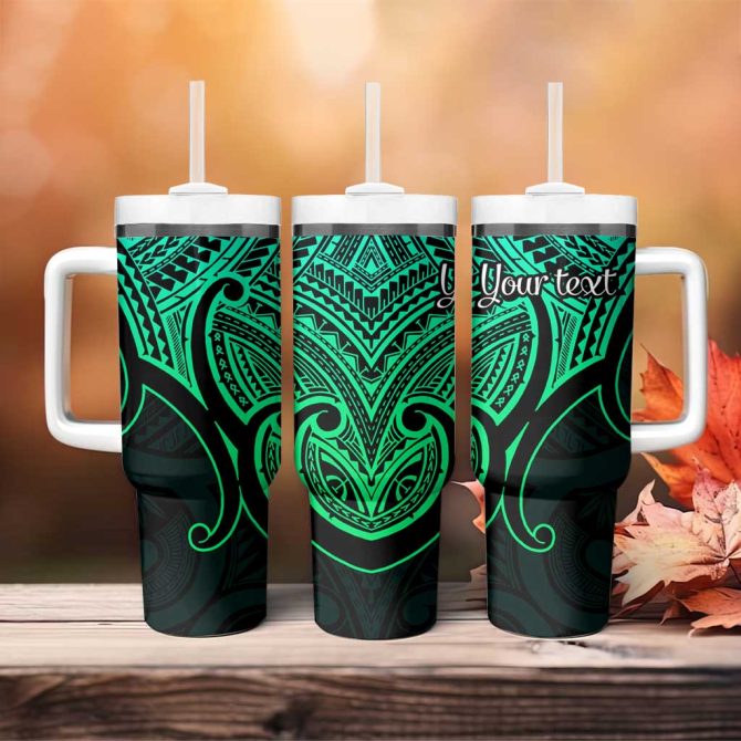 Aotearoa Papua Shell Custom Stanley Quencher 40Oz Stainless Steel Tumbler - Image 4