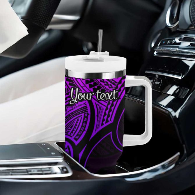 Aotearoa Papua Shell Custom Stanley Quencher 40Oz Stainless Steel Tumbler - Image 8