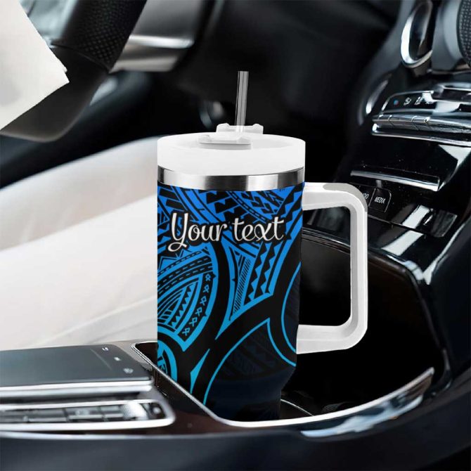 Aotearoa Papua Shell Custom Stanley Quencher 40Oz Stainless Steel Tumbler - Image 8