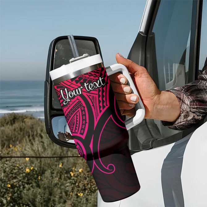 Aotearoa Papua Shell Custom Stanley Quencher 40Oz Stainless Steel Tumbler - Image 7