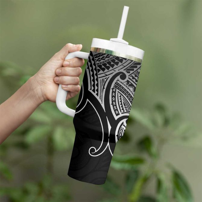 Aotearoa Papua Shell Custom Stanley Quencher 40Oz Stainless Steel Tumbler - Image 3