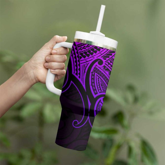 Aotearoa Papua Shell Custom Stanley Quencher 40Oz Stainless Steel Tumbler - Image 3