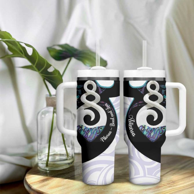 Aotearoa Pikorua Bond And Love Custom Stanley Quencher 40Oz Stainless Steel Tumbler With Handle - Image 9
