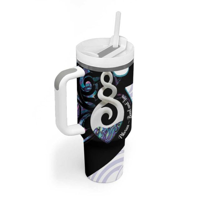 Aotearoa Pikorua Bond And Love Custom Stanley Quencher 40Oz Stainless Steel Tumbler With Handle - Image 2