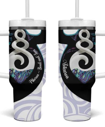Aotearoa Pikorua Bond And Love Custom Stanley Quencher 40Oz Stainless Steel Tumbler With Handle