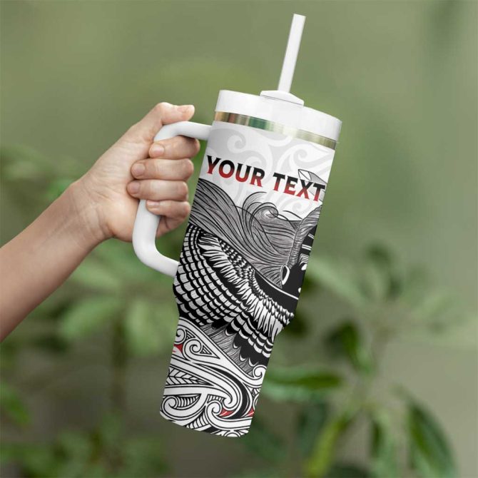 Aotearoa Proud To Be Maori Custom Stanley Quencher 40Oz Stainless Steel Tumbler With Handle - Image 3