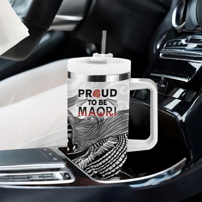 Aotearoa Proud To Be Maori Custom Stanley Quencher 40Oz Stainless Steel Tumbler With Handle - Image 8