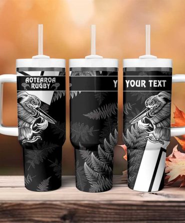 Aotearoa Silver Fern Rugby 2024 Go Kiwi Custom Stanley Quencher 40Oz Stainless Steel Tumbler With Handle